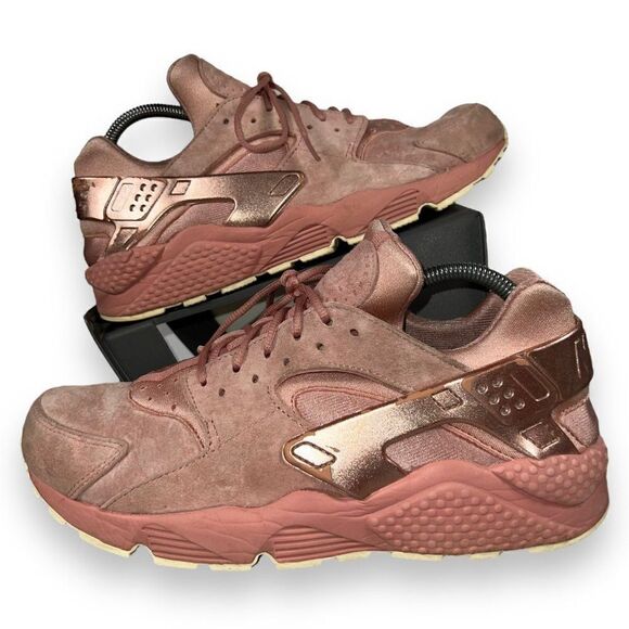 Nike Air Huarache Premium 'Rust Pink' 704830-601 Men's 9.5 - Picture 1 of 11